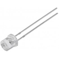 OSV5YL57E1A; LED; 5mm; violet; 40÷70mcd; 140°; 20mA; 2.8÷4V; Front: flat; OPTOSUPPLY