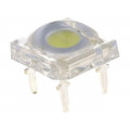 OSW44LZ5D1P; LED Super Flux; 7.62x7.62mm; white cold; 2180÷3000mcd; 130°; 30mA; OPTOSUPPLY