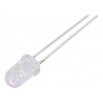 OSW44P5161A; LED; 5mm; white cold; 8400÷10000mcd; 60°; 30mA; 2.7÷3.4V; 6500K; OPTOSUPPLY