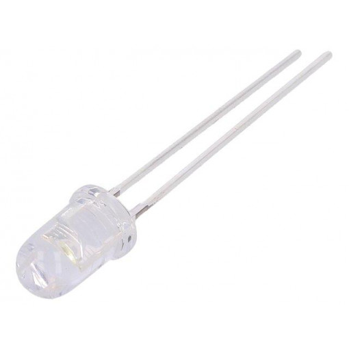 OSW44P5161A; LED; 5mm; white cold; 8400÷10000mcd; 60°; 30mA; 2.7÷3.4V; 6500K; OPTOSUPPLY