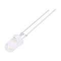 OSW47L5111Y; LED; 5mm; white cold; 18÷20lm; 15°; 75mA; 2.8÷3.6V; Front: convex; OPTOSUPPLY