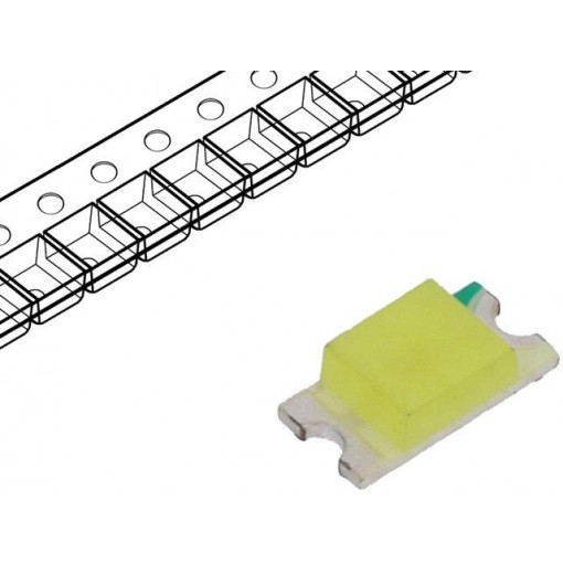 OSW51206C1E; LED; SMD; 1206; white cold; 400÷450mcd; 120°; 20mA; 3÷3.6V; 108mW; OPTOSUPPLY