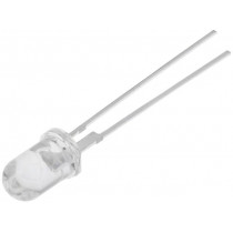 OSW54L5111P; LED; 5mm; white cold; 75000mcd; 15°; 50mA; 3÷3.8V; Front: convex; OPTOSUPPLY