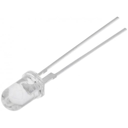 OSW54L5111P; LED; 5mm; white cold; 75000mcd; 15°; 50mA; 3÷3.8V; Front: convex; OPTOSUPPLY