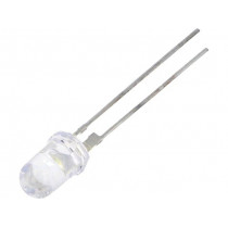 OSW54L5111P-T; LED; 5mm; white cold; 75000mcd; 15°; 50mA; 3÷3.8V; Front: convex; OPTOSUPPLY