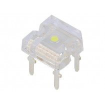 OSW54LZ3K1D; LED Super Flux; 7.62x7.62mm; white cold; 1350÷1900mcd; 180°; 30mA; OPTOSUPPLY