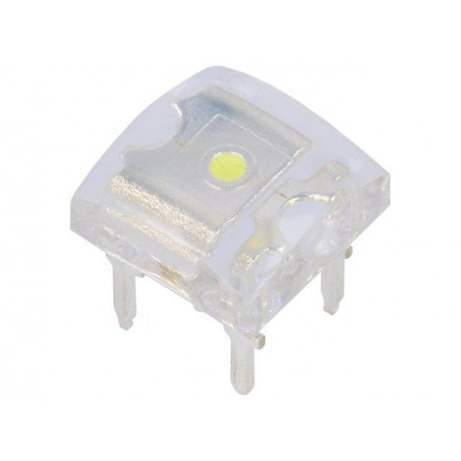 OSW54LZ4E1D; LED Super Flux; 7.62x7.62mm; white cold; 1870÷2400mcd; 30°; 30mA; OPTOSUPPLY