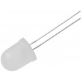 OSW57LA132-RS; LED; 10mm; white cold; 8400mcd; 30°; Front: convex; Pitch: 2.54mm; OPTOSUPPLY