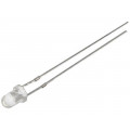 OSW5DK3131A; LED; 3mm; white cold; 18000÷20000mcd; 30°; Front: convex; OPTOSUPPLY