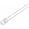 OSW5DK4131A; LED; 4mm; white cold; 7000mcd; 30°; Front: convex; THT; OPTOSUPPLY