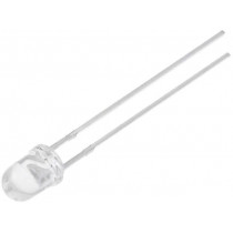 OSW5DK4131A; LED; 4mm; white cold; 7000mcd; 30°; Front: convex; THT; OPTOSUPPLY