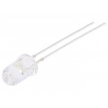 OSW5DK5A31A-12V; LED; 5mm; white cold; 3000÷4200mcd; 30°; 10÷15mA; 12V; Front: convex; OPTOSUPPLY