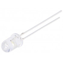 OSW5DK5A31A-5V; LED; 5mm; white cold; 3000÷4200mcd; 30°; 12÷20mA; 5V; Front: convex; OPTOSUPPLY