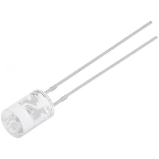OSW5DK5GE1B-MN; LED; 5mm; white cold; 2180mcd; 140°; 20mA; 2.9÷3.6V; Front: flat; OPTOSUPPLY
