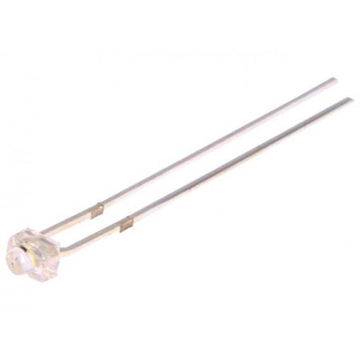 OSW5DK7331A-12V; LED; 1.8mm; white cold; 2180mcd; 30°; 12V; Front: convex; 12VDC; OPTOSUPPLY