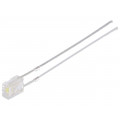 OSW5DK7BA1B; LED; rectangular; 2x3x4mm; white cold; 750÷1000mcd; 100°; 20mA; OPTOSUPPLY