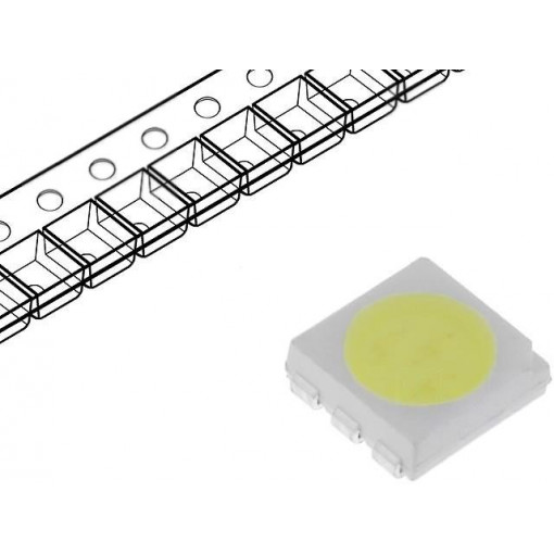OSW5DTS4C1A; LED; SMD; 5060,PLCC6; white cold; 5800÷7000mcd; 10000K; 120°; 60mA; OPTOSUPPLY OSW5DTS4C1A; LED; SMD; 5060,PLCC6; white cold; 5800÷7000mcd; 10000K; 120°; 60mA; OPTOSUPPLY