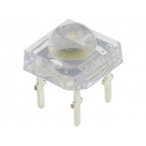 OSWA4EZ2C1P-HCRI; LED Super Flux; 7.6x7.6mm; white cold; 27lm; 120°; Front: convex; OPTOSUPPLY