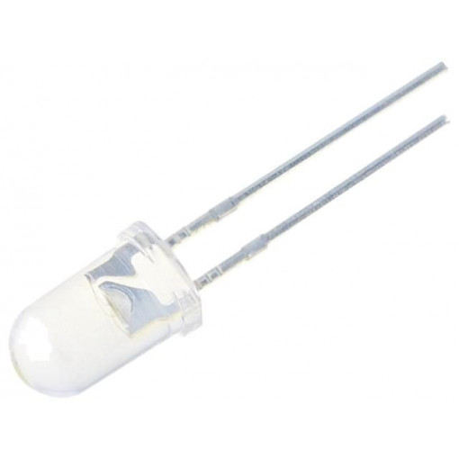 OSWWY25111E; LED; 5mm; bipolar; white cold; 10000mcd; 15°; 20mA; 2.9÷3.6V; LED AC; OPTOSUPPLY
