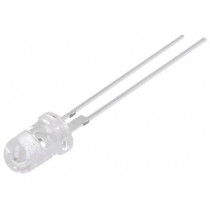 OSY5CA5111P; LED; 5mm; yellow; 40000÷55000mcd; 15°; 70mA; 2÷2.6V; Front: convex; OPTOSUPPLY