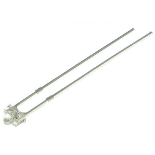 OSY5MA7331A-12V; LED; 1.8mm; yellow; 1560mcd; 30°; 12V; Front: convex; Pitch: 2.54mm; OPTOSUPPLY