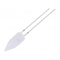 OSY5MK58K2B; LED; 5mm; yellow; 220÷330mcd; 180°; 2.5÷5V; 20mA; Front: Rocket; OPTOSUPPLY