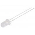 OSY5PA5111A; LED; 5mm; yellow; 14400÷18000mcd; 15°; 50mA; 1.8÷2.6V; Front: convex; OPTOSUPPLY OSY5PA5111A; LED; 5mm; yellow; 14400÷18000mcd; 15°; 50mA; 1.8÷2.6V; Front: convex; OPTOSUPPLY