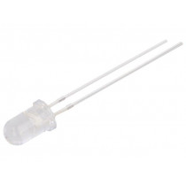 OSY5PA5111A; LED; 5mm; yellow; 14400÷18000mcd; 15°; 50mA; 1.8÷2.6V; Front: convex; OPTOSUPPLY