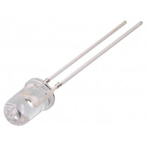 OSY5PA5A31A-QR; LED; 5mm; yellow; 5800÷8400mcd; 30°; 20mA; 1.8÷2.4V; Front: convex; OPTOSUPPLY