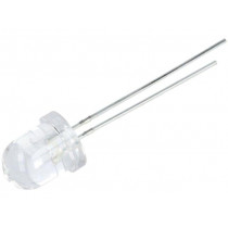 OSY5PA8131A; LED; 8mm; yellow; 7000÷9000mcd; 30°; Front: convex; Pitch: 2.54mm; OPTOSUPPLY