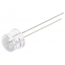OSY5PA87A1A; LED; 8mm; yellow; 1560÷2180mcd; 100°; Front: convex; Pitch: 2.54mm; OPTOSUPPLY