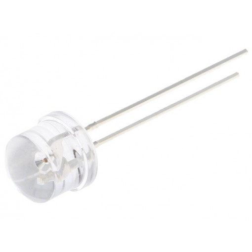 OSY5PA87A1A; LED; 8mm; yellow; 1560÷2180mcd; 100°; Front: convex; Pitch: 2.54mm; OPTOSUPPLY