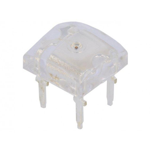 OSY5PAZ4E1D; LED Super Flux; 7.62x7.62mm; yellow; 750÷1200mcd; 140°; 1.8÷2.6V; OPTOSUPPLY