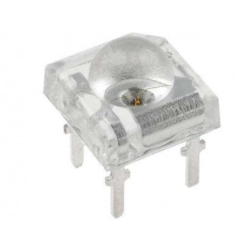 OSY5PAZE31D; LED Super Flux; 7.62x7.62mm; yellow; 10000÷12000mcd; 30°; 50mA; OPTOSUPPLY