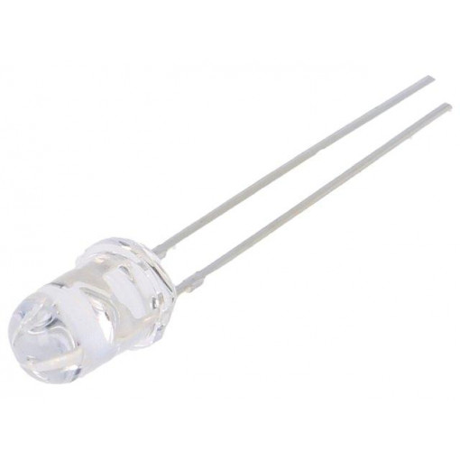OSY5RU5A31A-12V; LED; 5mm; yellow; 1120÷1560mcd; 30°; 10÷15mA; 12V; Front: convex; OPTOSUPPLY