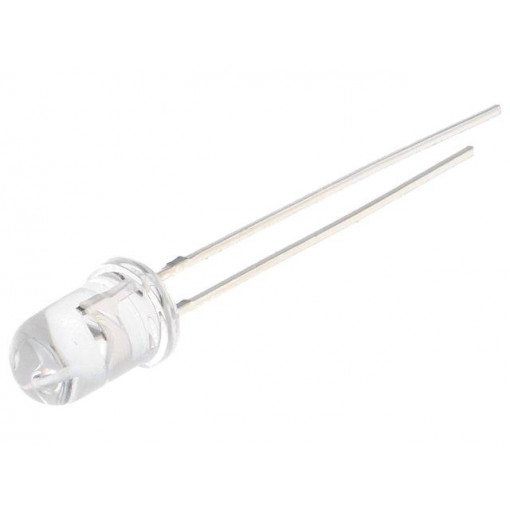 OSY5RU5A31A-5V; LED; 5mm; yellow; 1120÷1560mcd; 30°; 12÷20mA; 5V; Front: convex; OPTOSUPPLY
