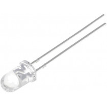 OSY6PA5111A; LED; 5mm; gold; 14400÷18000mcd; 15°; 20mA; 1.8÷2.6V; Front: convex; OPTOSUPPLY