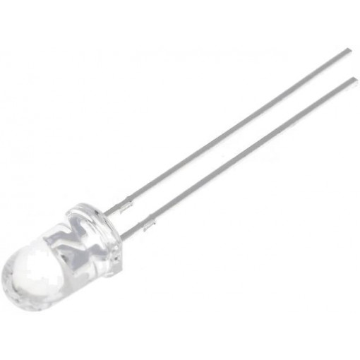 OSY6PA5111A; LED; 5mm; gold; 14400÷18000mcd; 15°; 20mA; 1.8÷2.6V; Front: convex; OPTOSUPPLY