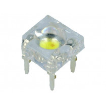OSYWM4Z2C1D; LED Super Flux; 7.62x7.62mm; bicolour; yellow/white; 120°; 20mA; OPTOSUPPLY
