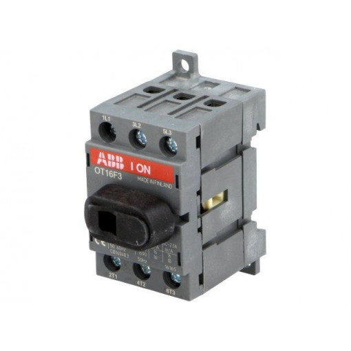 1SCA104811R1001; Switch-disconnector; Poles: 3; DIN; 16A; OT; ABB 1SCA104811R1001; Switch-disconnector; Poles: 3; DIN; 16A; OT; ABB