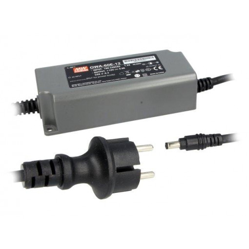OWA-60E-20; Power supply: switched-mode; LED; 60W; 20VDC; 3A; 90÷264VAC; IP67; MEAN WELL