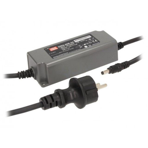 OWA-60E-24; Power supply: switched-mode; LED; 60W; 24VDC; 2.5A; 90÷264VAC; IP67; MEAN WELL