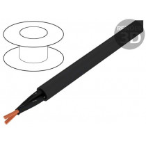 10364; Wire; OZ-500-BK; 2x1,5mm2; unshielded; 300/500V; PVC; Cu; stranded; HELUKABEL