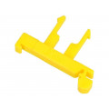 P1-16N A45-2751; Mounting clamp; DIN rail,snap fastener; Colour: yellow; POKÓJ