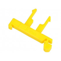 P1-16N A45-2751; Mounting clamp; DIN rail,snap fastener; Colour: yellow; POKÓJ