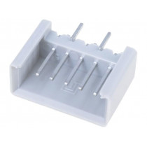 P1105; Socket; IDC; male; PIN: 5; straight; THT; tinned; 2.54mm; Layout: 1x5; TOMIC