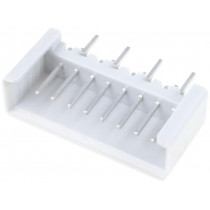 P1108; Socket; IDC; male; PIN: 8; straight; THT; tinned; 2.54mm; Layout: 1x8; TOMIC