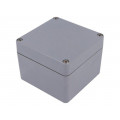 7094220; Enclosure: multipurpose; X: 120mm; Y: 122mm; Z: 90mm; EURONORD; grey; FIBOX