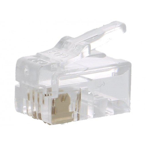 P 126; Plug; RJ10; PIN: 4; unshielded; gold-plated; Layout: 4p4c; 26AWG; IDC; LUMBERG P 126; Plug; RJ10; PIN: 4; unshielded; gold-plated; Layout: 4p4c; 26AWG; IDC; LUMBERG
