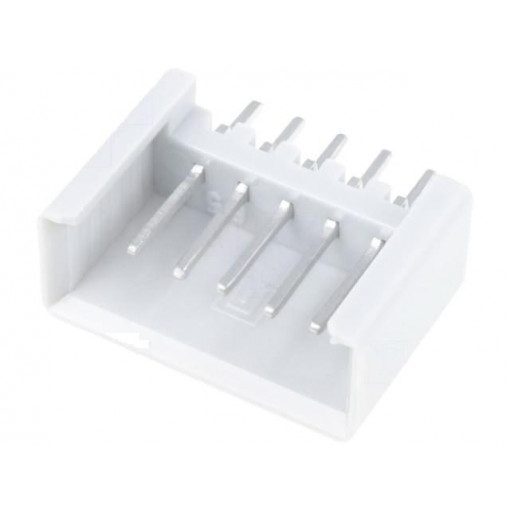 P1305; Socket; IDC; male; PIN: 5; straight; THT; tinned; 2.54mm; Layout: 1x5; TOMIC